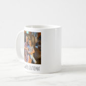 Enkelkind Foto Geschenk  Oma Muttertagsgeschenk Kaffeetasse (Vorderseite Links)