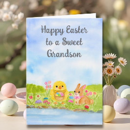 Enkelkind Frohe Ostern Babyküken  Karte