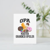 Enkelkind Spoiler Opa Postkarte (Stehend Vorderseite)