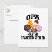 Enkelkind Spoiler Opa Postkarte (Vorne/Hinten)