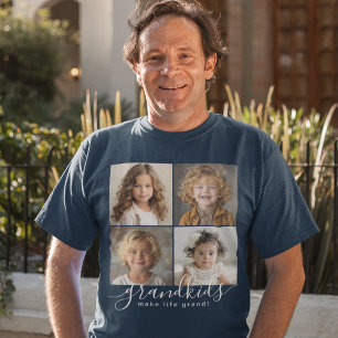 Enkelkinder machen das Leben großartig 4-Foto-Coll T-Shirt