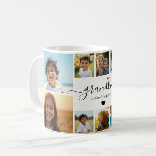 Enkelkinder machen das Leben großartig Foto-Collag Kaffeetasse