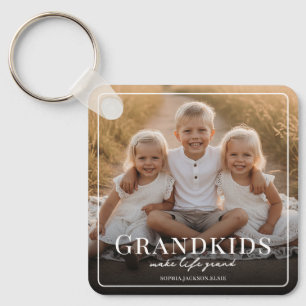 Enkelkinder machen das Leben großartig - Geschenk Schlüsselanhänger