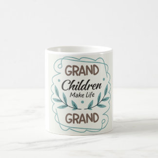 Enkelkinder machen das Leben großartig handgeschr Kaffeetasse