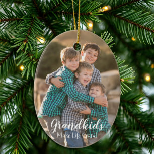 Enkelkinder machen das Leben großartig Keramik Ornament