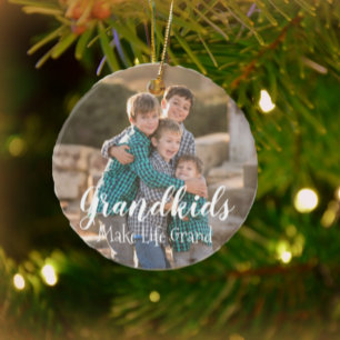 Enkelkinder machen das Leben großartig Keramik Ornament