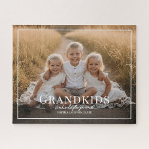 Enkelkinder machen das Leben großartig - Oma und O Puzzle