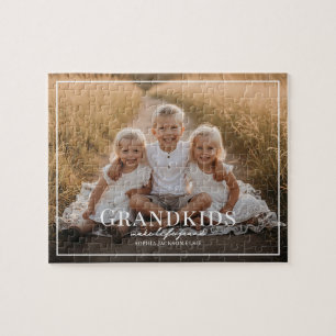 Enkelkinder machen das Leben großartig - Oma und O Puzzle