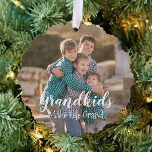 Enkelkinder machen das Leben großartig Ornament Karte
