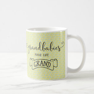 Enkelkinder machen das Leben großartig Schriftzug Kaffeetasse