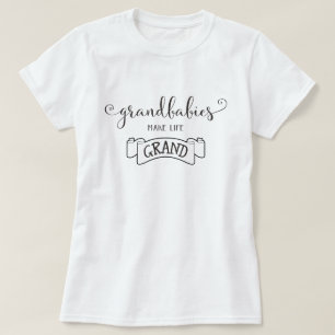 Enkelkinder machen das Leben großartig Typografie T-Shirt