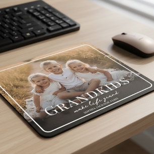Enkelkinder machen das Leben großartiges weißes Sk Mousepad