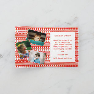 Enkelkinder Opa Oma Foto Frohe Weihnachten Karte