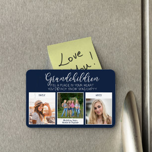Enkelkinder Zitat 3 Schnappschuss Foto Blau Magnet
