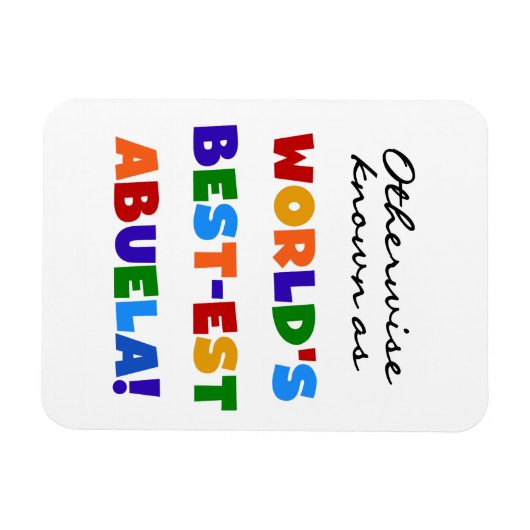 Enkelkolsabuela Magnet (Horizontal)