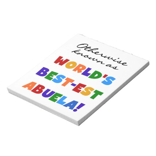 Enkelkolsabuela Notizblock (Rotiert)