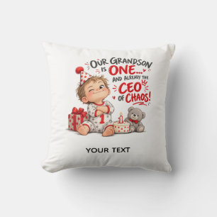 Enkelsohn 1. Geburtstag – CEO des Chaos Kissen