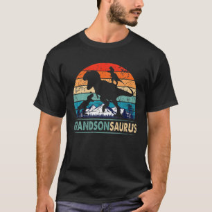 Enkelsohnsaurus T Rex Enkelsohn Dinosaurier 2 Kind T-Shirt