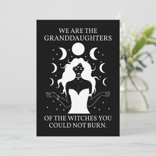 Enkeltöchter der Hexen, die man nicht brennen konn (Stehend Vorderseite)