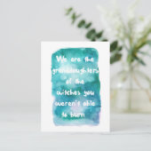 Enkeltöchter der Hexen Postkarte (Stehend Vorderseite)