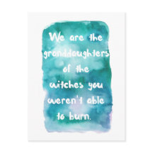 Enkeltöchter der Hexen Postkarte