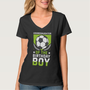 Enkeltochter des Geburtstagsjungen Fußballspielers T-Shirt