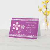 Enkeltochter Religious Birthday, Blume, Daisies Karte (Gelbe Blume)