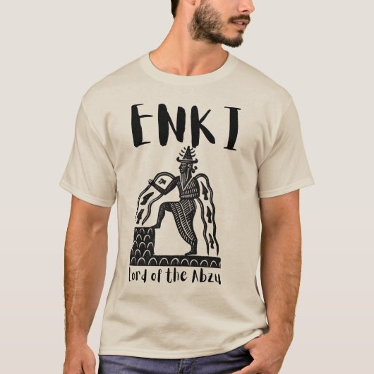 Enki Ea Herr des Abzu T-Shirt (Vorderseite)