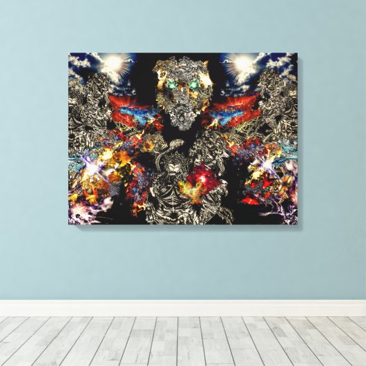 Enki Leinwanddruck (Insitu (Holzboden))