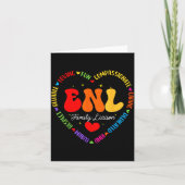 Enl Family Liaison Squad English New Language Squa Karte (Vorderseite)