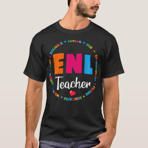 ENL-Lehrer-Team Englisch Neue Sprache Squad Crew  T-Shirt
