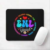 Enl Squad Teacher Squad English New Language Crew Mousepad (Mit Mouse)