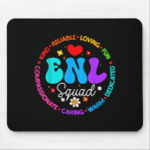 Enl Squad Teacher Squad English New Language Crew Mousepad (Vorne)