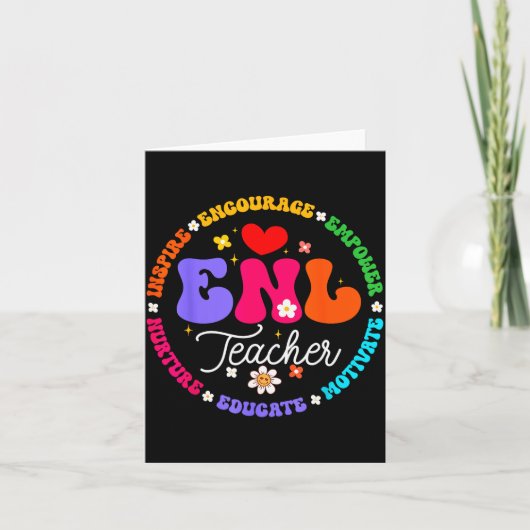 Enl Teacher Squad English New Language Squad Crew Karte (Vorderseite)