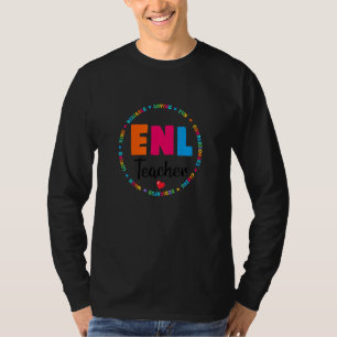 Enl Teacher Squad English New Language Squad Crew T-Shirt
