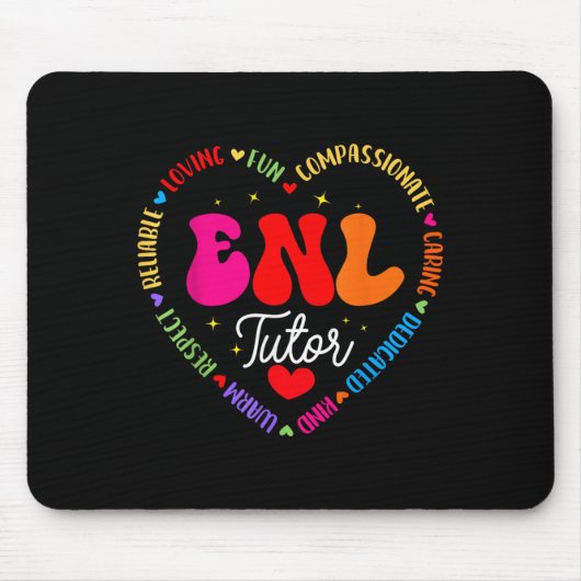 Enl Tutor Teacher Squad English New Language Squad Mousepad (Vorne)