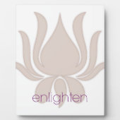 Enlighten Lotus Fotoplatte (Vorderseite)