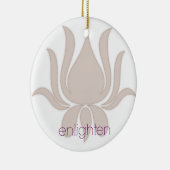 Enlighten Lotus Keramik Ornament (Rechts)