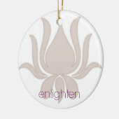 Enlighten Lotus Keramik Ornament (Links)