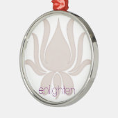 Enlighten Lotus Ornament Aus Metall (Links)