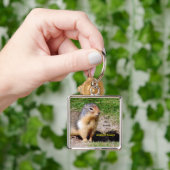 Enlightment/niedlicher Groundhog Schlüsselanhänger (Hand)