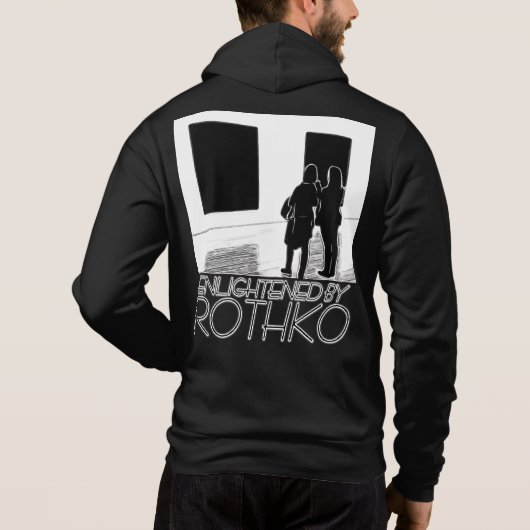 Enlightned durch Rothko Hoodie (Rückseite)