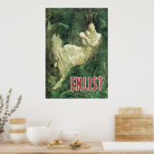 Enlist ~ Lusitania Tragedy Poster (Küche)