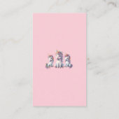 Ennähere Karte für die verzauberte Unicorn Babydus (Rückseite)