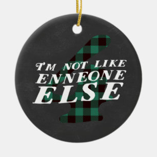 Enneagram 4 Weihnachtsthema-Verzierung Keramik Ornament