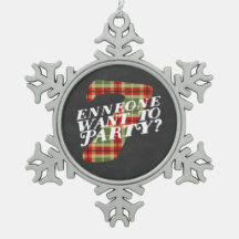 Enneagram Art 7 lustige Schneeflocke-Verzierung