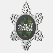 Enneagram Art 8 lustige Schneeflocke-Verzierung Schneeflocken Zinn-Ornament (Rechts)