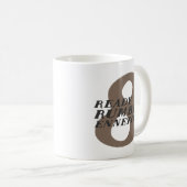 Enneagram Art 8 lustige Tasse (VorderseiteRechts)