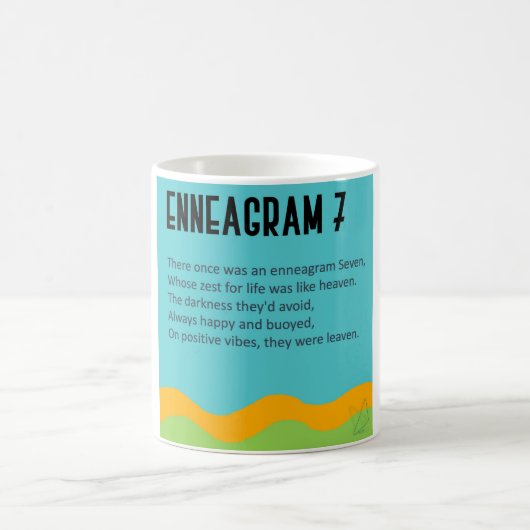Enneagram Limerick Collection - Typ 7 Tasse (Mittel)