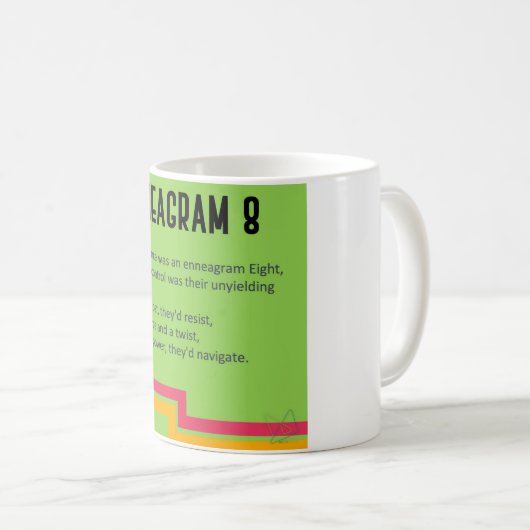 Enneagram Limerick Collection - Typ 8 Tasse (VorderseiteRechts)